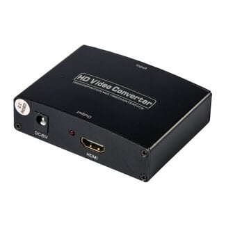 Coretek AV-zu-HDMI Konverter / Schwarz