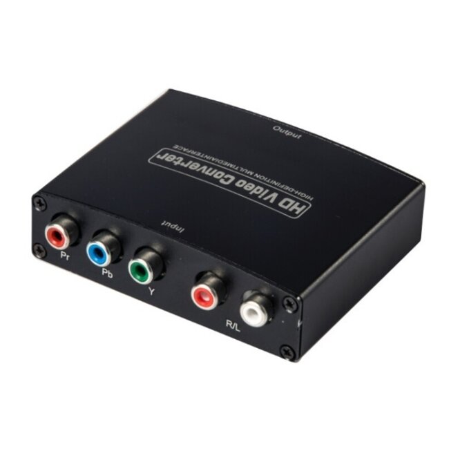 AV-zu-HDMI Konverter / Schwarz