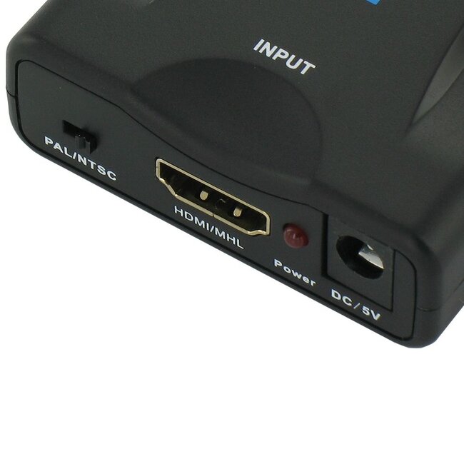 HDMI-auf-Scart Konverter / Schwarz
