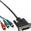 DVI-I Dual Link auf Cinch Component Video Kabel - 5 Meter
