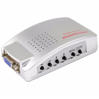 Universal VGA zu Composite RCA & S-Video Konverter / Grau