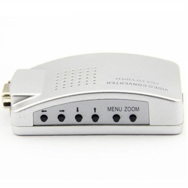 VGA zu Composite RCA & S-Video Konverter / Grau