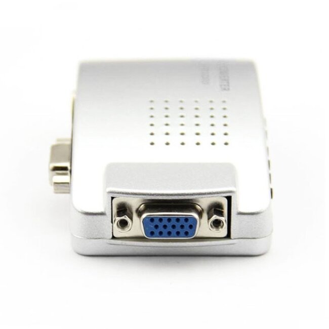 VGA zu Composite RCA & S-Video Konverter / Grau