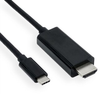 Good Connections USB-C zu HDMI 4K 60Hz Aktives Kabel Schwarz - 10 Meter