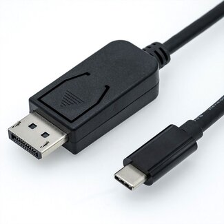 Good Connections USB-C auf DisplayPort Kabel mit DP Alt Mode (4K 60 Hz) / Schwarz - 1,8 m