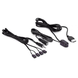 Dolphix Infrarot-Verlängerungsset für 4 Geräte mit USB-Stromversorgung