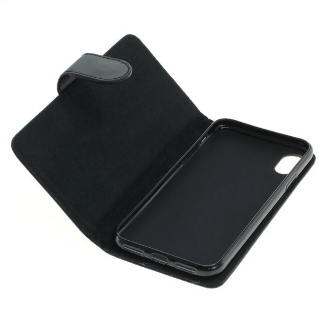 OTB Book Case für Apple iPhone X / Xs – Schwarz