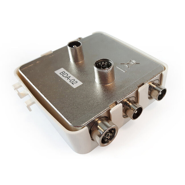 Technetix BDA-02 Verstärker mit 5 Ausgängen – KabelKeur & Ziggo kompatibel