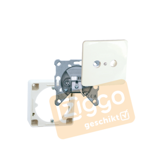 Hirschmann Hirschmann Wandsteckdose EDC 1000 E SHOP Komplett / KabelKeur & Ziggo geeignet
