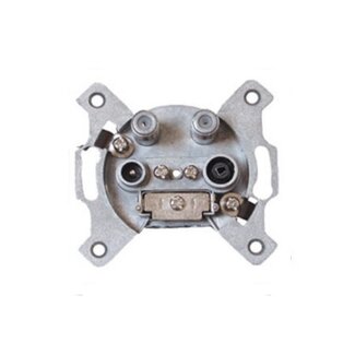 S-Impuls Satelliten-Wandsteckdose R/TV/SAT/SAT (CE)