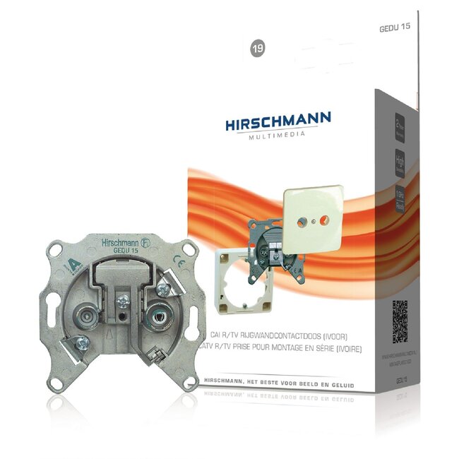 Hirschmann Durchgangsbox GEDU 15 SHOP komplett