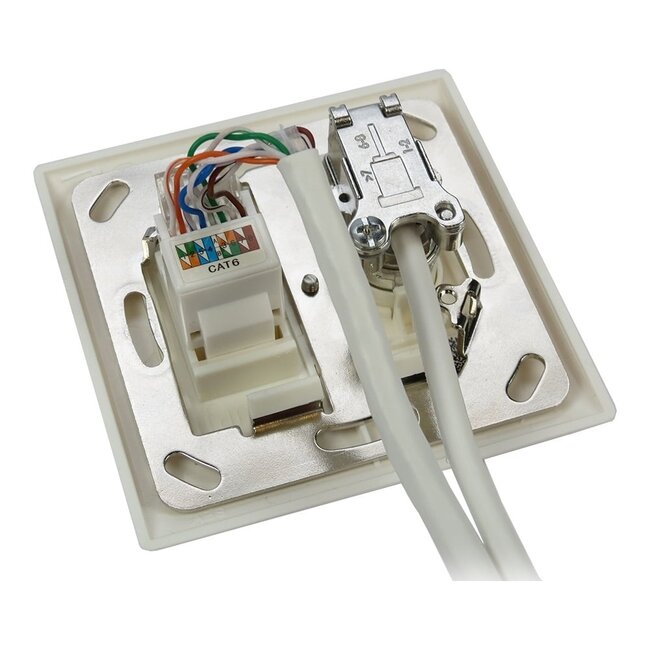 Technetix RJ45/Koax Wanddose CLICK-50 SHOP / Ziggo & KPN geeignet