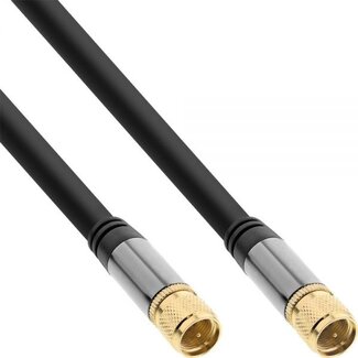 InLine InLine 4G/LTE geschirmtes 4K Ultra HD F(m)-F(m) Koaxialkabel, gerade - 3 Meter