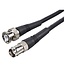 BNC (m) - BNC (w) Verlängerungskabel RG58 50 Ohm Schwarz 2m