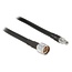 N-Stecker (m) zu RP-SMA-Stecker (m) Kabel - CFD400/LLC400 - 50 Ohm - Schwarz - 5 Meter