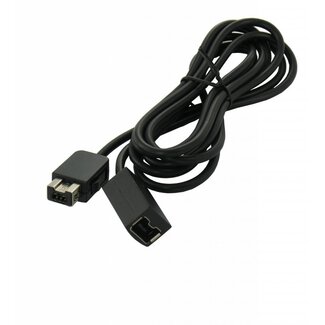 Dolphix Nintendo Wii Nunchuk & NES/SNES Classic Mini Controller Verlängerungskabel Schwarz 1,8m