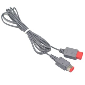 Dolphix Nintendo Wii, Wii Mini und Wii U Sensorleiste Verlängerungskabel / Grau - 3 Meter