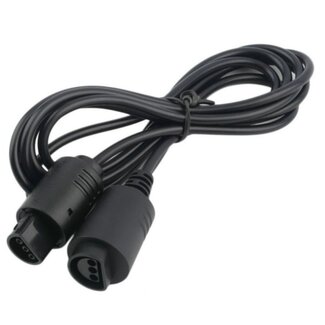 Dolphix Nintendo 64 (N64) Controller Verlängerungskabel Schwarz - 1,8 m
