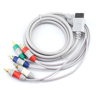 Dolphix AV-Komponentenkabel für Nintendo Wii / Grau - 1,8 Meter