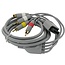 Komposit- und S-VHS AV-Kabel für Nintendo Wii, Wii Mini und Wii U / Grau - 1,8 m