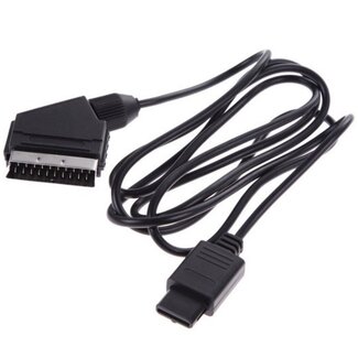 Dolphix SCART AV-Kabel für Nintendo GameCube, N64 & SNES, 1,8 m, Schwarz