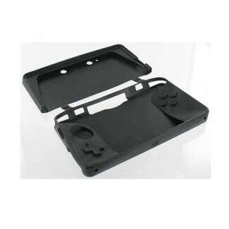 Dolphix Silikon-Schutzhülle für Nintendo 3DS / Schwarz