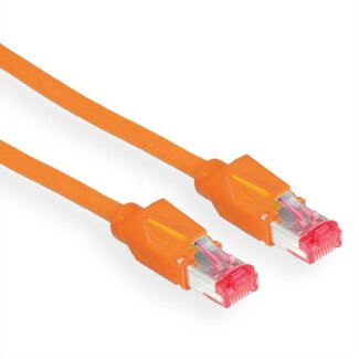 Draka Draka UC900 Premium S/FTP CAT6 Gigabit Netzwerkkabel Orange - 0,50 m