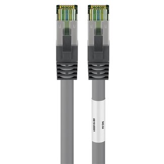 S-Impuls Premium S/FTP CAT8.1 40-Gigabit Netzwerkkabel Grau - LSZH - 3 Meter