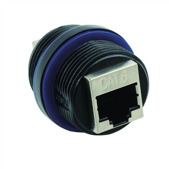 Wasserdichtes IP67 STP CAT6 Verbindungsstück - Industrie / Schwarz