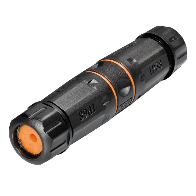 Wasserdichtes IP67 STP CAT6a Kupplung - Industrie / Schwarz