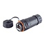 Wasserdichtes IP68 STP CAT6a Verbindungselement - Industrie / Schwarz