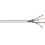 S/FTP CAT6a 10-Gigabit Netzwerkkabel flexibel AWG26 LSZH grau 50m