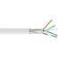 S/FTP CAT6a 10-Gigabit Netzwerkkabel flexibel AWG26 LSZH weiß 100m