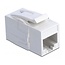 UTP CAT6a 10-Gigabit Keystone Modul RJ45 - RJ45 / Weiß