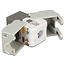 UTP CAT6 Gigabit Keystone Modul RJ45 - LSA (werkzeuglos) / Grau/Grau