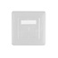 Abdeckplatte Steckdose / Weiß