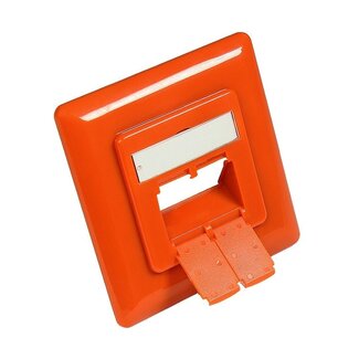 S-Impuls Abdeckplatte Steckdose / Orange