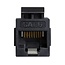 UTP CAT6 Gigabit Keystone Modul RJ45 - RJ45 - kompakt / schwarz