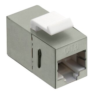 LogiLink STP CAT6 Gigabit Keystone Modul RJ45 - RJ45 - kompakt / Metall