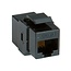 UTP CAT6 Gigabit Keystone Modul RJ45 - RJ45 / Schwarz