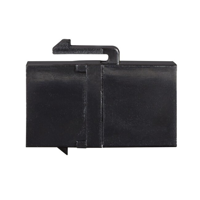 UTP CAT6a 10 Gigabit Keystone Modul RJ45 - RJ45 - kompakt / schwarz