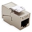 STP CAT6 Gigabit Keystone Modul RJ45 - LSA werkzeuglos - kompakt / Druckguss Zink
