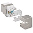 STP CAT6 Gigabit Keystone Modul RJ45 - LSA (werkzeuglos) - rechtwinklig / Metall