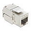STP CAT6a 10G Keystone Modul RJ45 - LSA (werkzeuglos) / Druckguss Zink