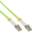 Premium LC Duplex LWL Patchkabel - Multi Mode OM5 - Grün / LSZH - 1 Meter