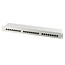 19 Zoll Patchpanel | 24x RJ45 | CAT6 | STP | 1U | Grau