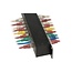 Delock 19 Zoll Patchpanel | 24x RJ45 | CAT6 | STP | 1U | Schwarz