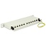 Delock 10 Zoll Patchpanel | 12x RJ45 | CAT6a | STP | 0,5U | Grau