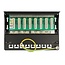 DeLOCK CAT6a Gigabit Desktop Patchpanel 1U mit 8 Ports - geschirmt / weiß