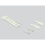 DeLOCK CAT6a Gigabit Desktop Patchpanel 1U mit 8 Ports - geschirmt / weiß